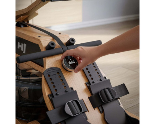 Веслувальний тренажер Hop-Sport HS-200WR Aquen коричневий