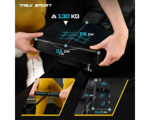 Веслувальний тренажер Trex Sport TX-580RM Rein чорний