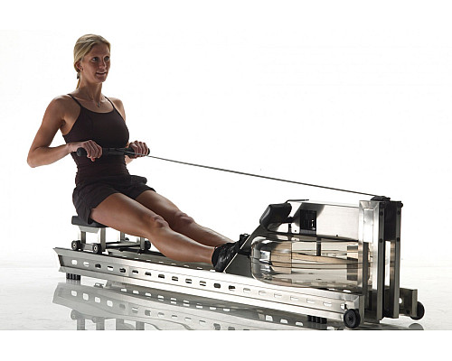 Веслувальний тренажер WaterRower S1 LoRise S4 Steel