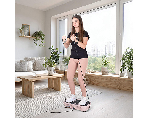 Вібраційна платформа inSPORTline Maviro рожева