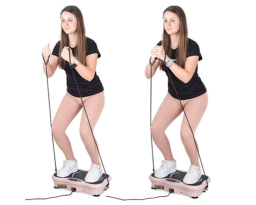 Вібраційна платформа inSPORTline Maviro рожева