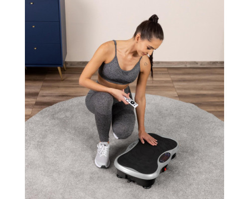 Вібраційна платформа GYMTEK XP500 срібляста