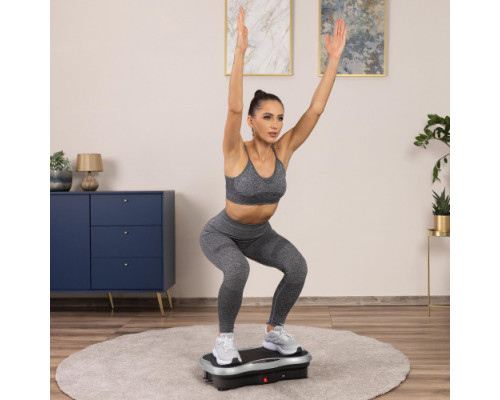Вібраційна платформа GYMTEK XP500 срібляста