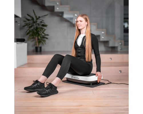 Вібраційна платформа inSPORTline Devyn чорно-золотиста