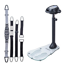 Вібраційний масажний пояс inSPORTline TrimBelt чорний