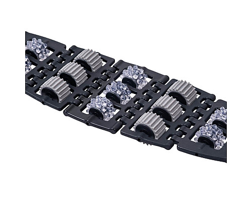 Вібраційний масажний пояс inSPORTline TrimBelt чорний