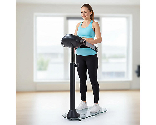 Вібраційний масажний пояс inSPORTline TrimBelt чорний