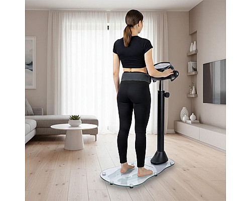 Вібраційний масажний пояс inSPORTline TrimBelt чорний