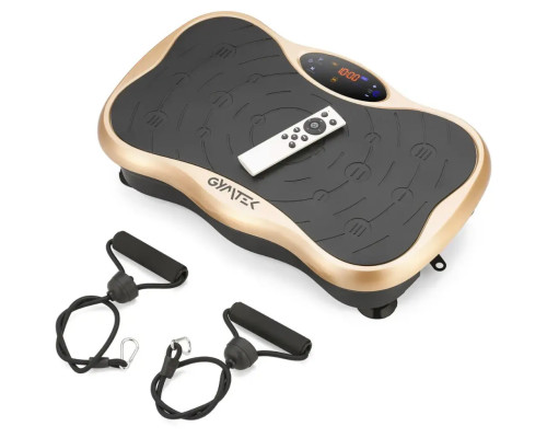 Вібраційна платформа GYMTEK XP500, чорно-золотиста