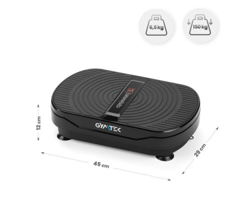 Вібраційна платформа GYMTEK XP300 чорна