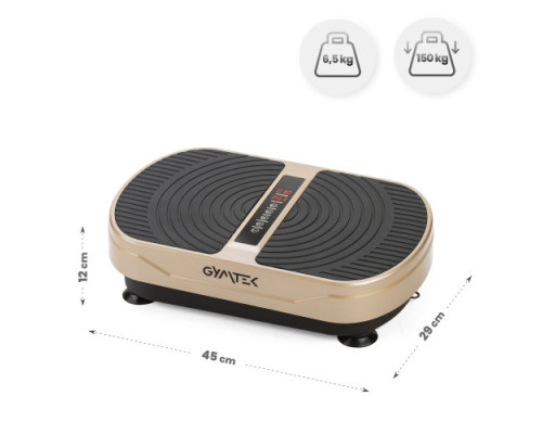 Вібраційна платформа GYMTEK XP300 золотиста