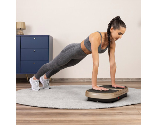 Вібраційна платформа GYMTEK XP300 золотиста