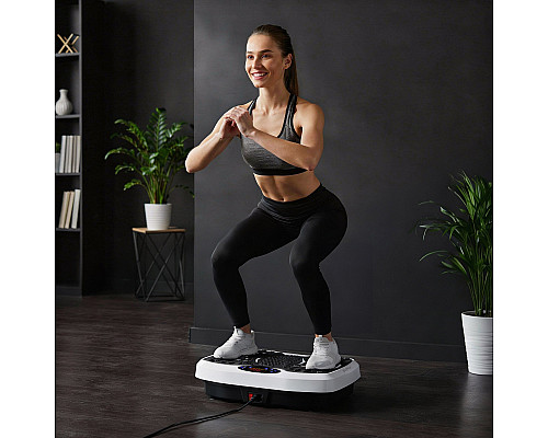 Вібраційна платформа One Fitness SVP08 чорно-біла