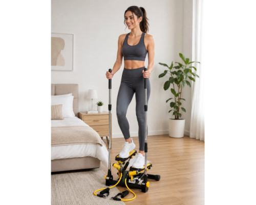 Степпер Besport BS-9010HR Trekka, чорно-жовтий