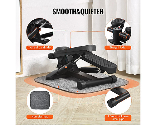 Степер сходинка VEVOR RB-SP03, чорний