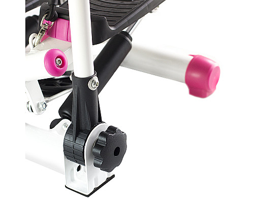 Степпер гідравлічний HMS S3085 біло-рожевий