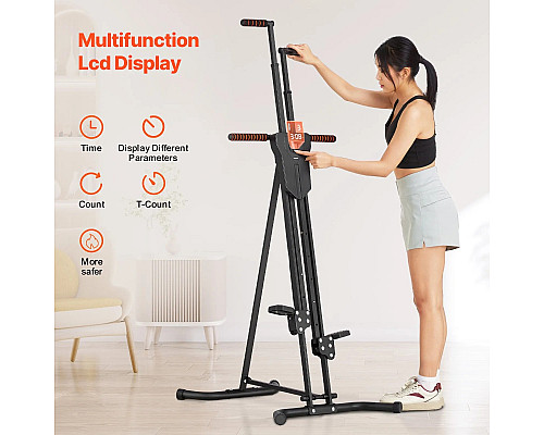 Вертикальний степер VEVOR, чорний