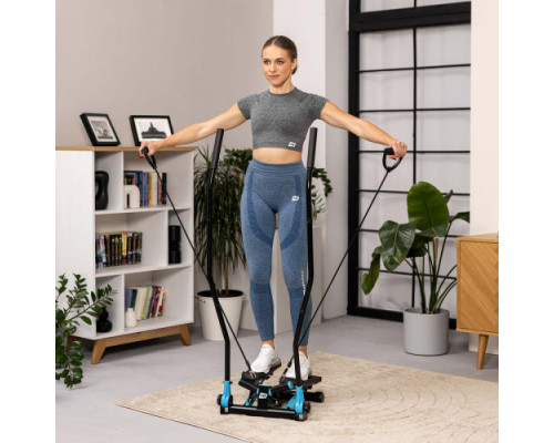 Степпер гідравлічний Hop-Sport HS-045S Slim блакитний
