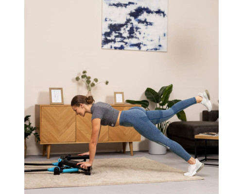 Степпер гідравлічний Hop-Sport HS-045S Slim блакитний