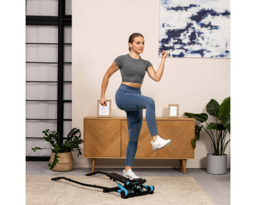 Степпер гідравлічний Hop-Sport HS-045S Slim блакитний