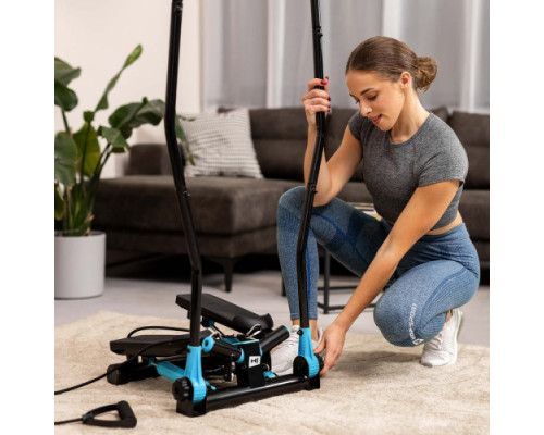 Степпер гідравлічний Hop-Sport HS-045S Slim блакитний