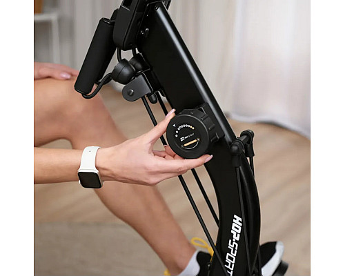 Велотренажер горизонтальний магнітний Hop-Sport HS-045L Volt чорно-золотистий