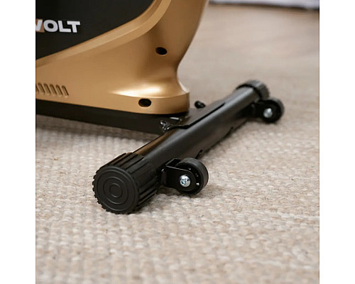 Велотренажер горизонтальний магнітний Hop-Sport HS-045L Volt чорно-золотистий