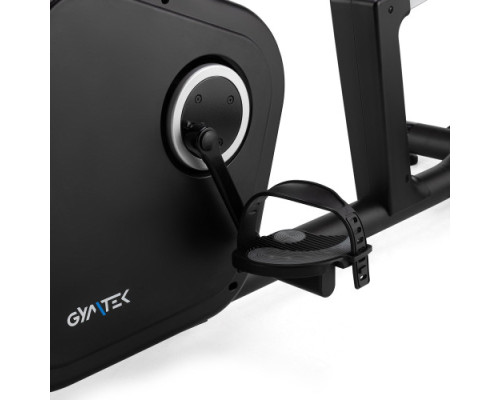 Велотренажер горизонтальний електромагнітний Gymtek XBR8000, чорний