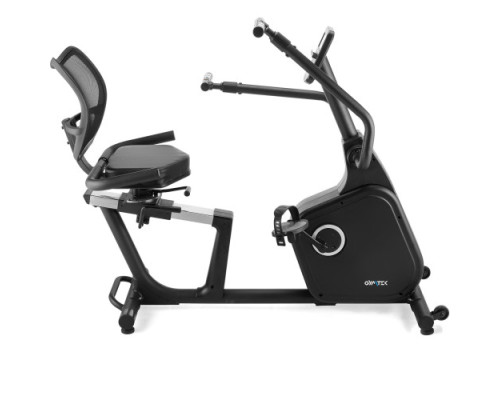 Велотренажер горизонтальний електромагнітний Gymtek XBR8000, чорний