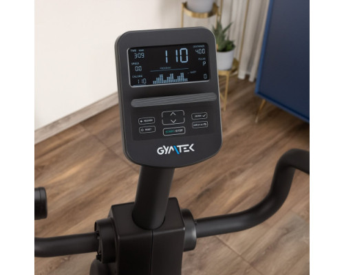 Велотренажер горизонтальний електромагнітний Gymtek XBR8000, чорний