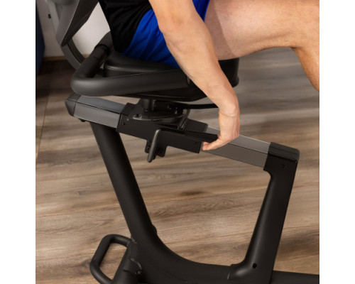 Велотренажер горизонтальний електромагнітний Gymtek XBR8000, чорний