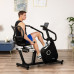 Велотренажер горизонтальний електромагнітний Gymtek XBR8000, чорний
