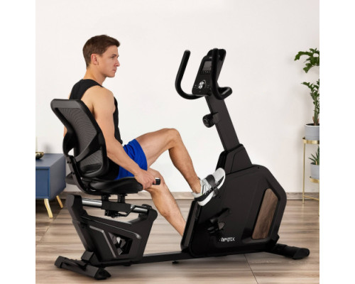 Велотренажер горизонтальний магнітний Gymtek XBR5000, чорний