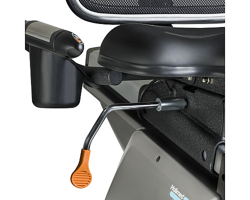 Велотренажер горизонтальний електромагнітний inSPORTline Halimed сірий