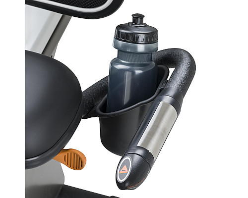 Велотренажер горизонтальний електромагнітний inSPORTline Halimed сірий