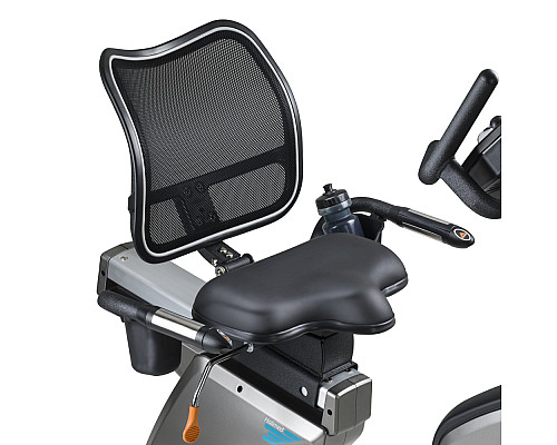 Велотренажер горизонтальний електромагнітний inSPORTline Halimed сірий