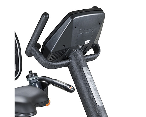 Велотренажер горизонтальний електромагнітний inSPORTline Halimed сірий