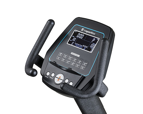 Велотренажер горизонтальний електромагнітний inSPORTline Halimed сірий