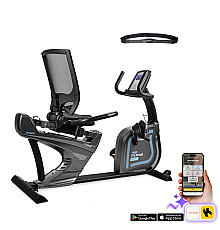 Велотренажер горизонтальний магнітний inSPORTline inCondi R600i сірий