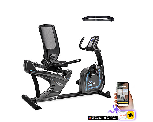 Велотренажер горизонтальний магнітний inSPORTline inCondi R600i сірий