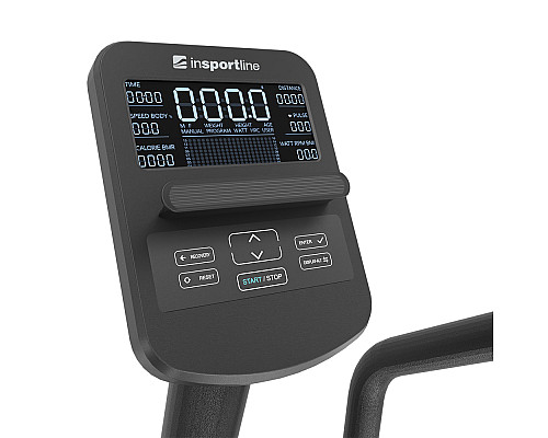 Велотренажер горизонтальний магнітний inSPORTline ZenSeat 100, чорний