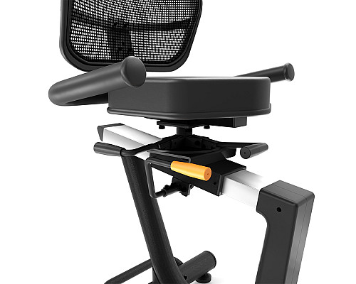 Велотренажер горизонтальний магнітний inSPORTline ZenSeat 100, чорний