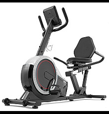 Велотренажер горизонтальний магнітний Hop-Sport HS-060L Pulse 2020 сріблястий 