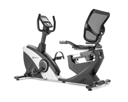 Велотренажер горизонтальний електромагнітний Hop-Sport HS-070L Helix iConsole+ сріблястий