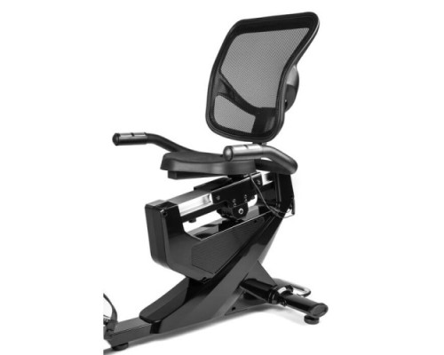 Велотренажер горизонтальний електромагнітний Hop-Sport HS-070L Helix iConsole+ сріблястий