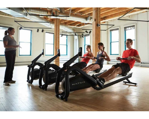 Веслувальний тренажер Matrix MX‑Rower 16 чорний