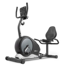 Велотренажер горизонтальний Hop‑Sport HS-040L Root чорно-сріблястий