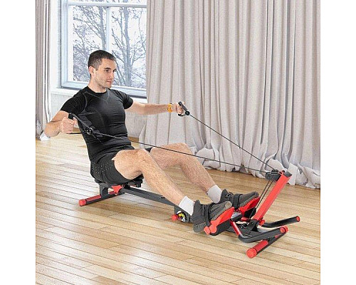 Гребний тренажер Costway NP10181 з мотузкою