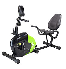 Велотренажер горизонтальний R9259 HMS PLUS чорно-зелений