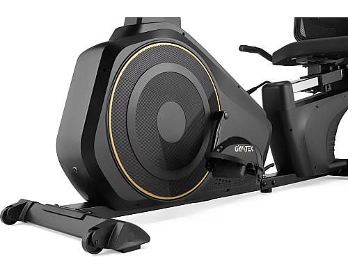 Велотренажер горизонтальний електромагнітний Gymtek XBR6000 чорно-золотистий